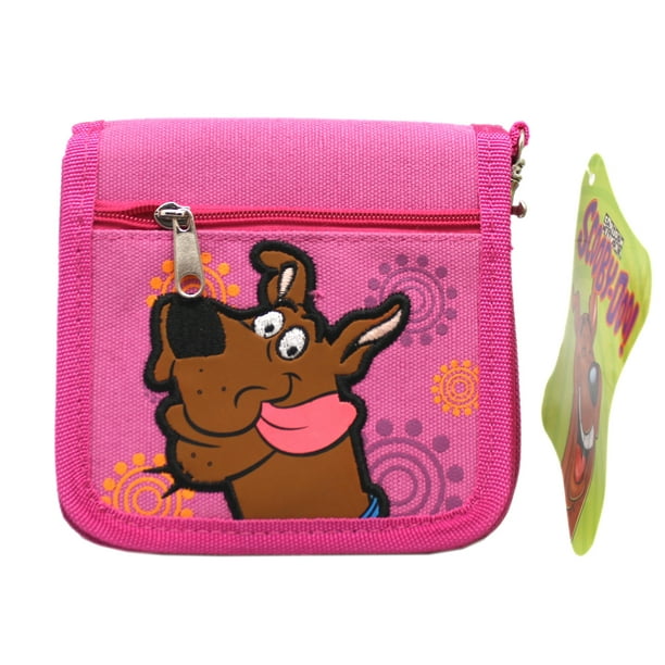 Scooby-Doo Tri-Fold Wallet 4.5" x 3.25" DARK PINK BRAND NEW WITH TAGS